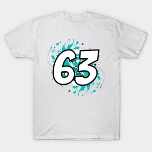 George Russell Driver Number T-Shirt